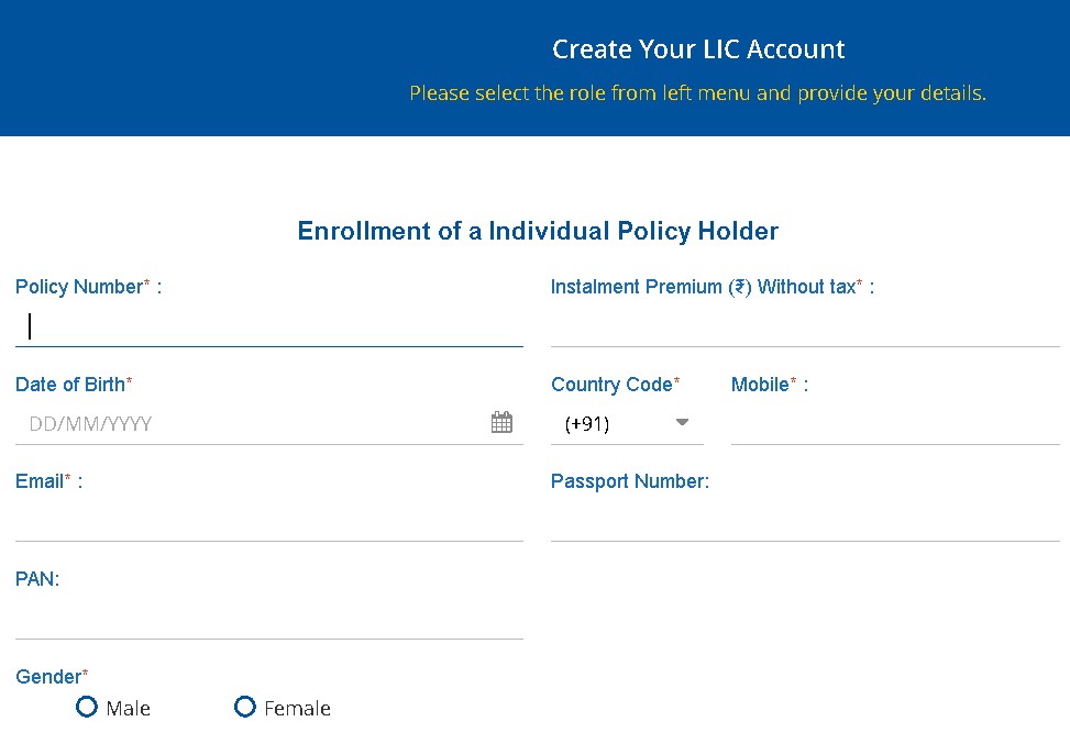 LIC pension scheme form