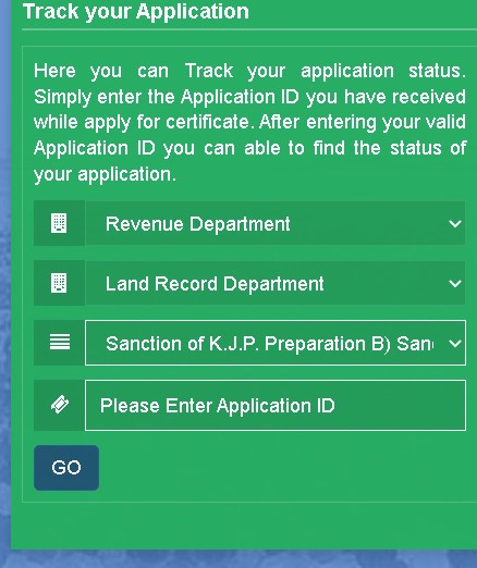mahabhulekh application tracking page