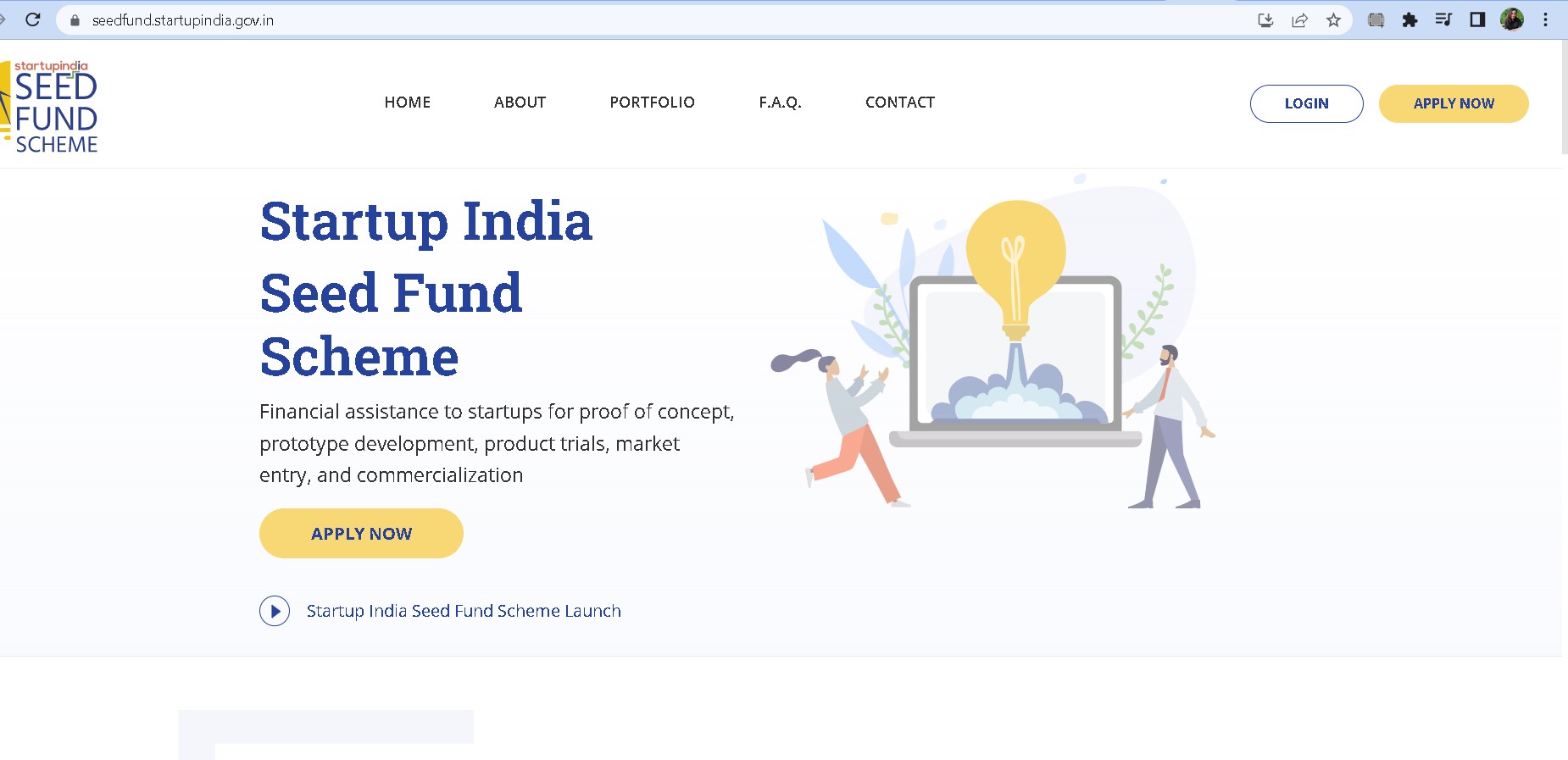 startup seed fund india website 