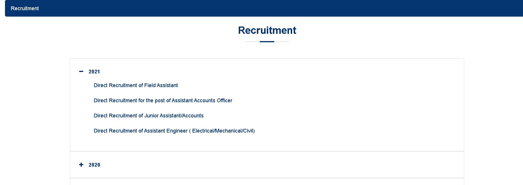 tangedco recruitment options