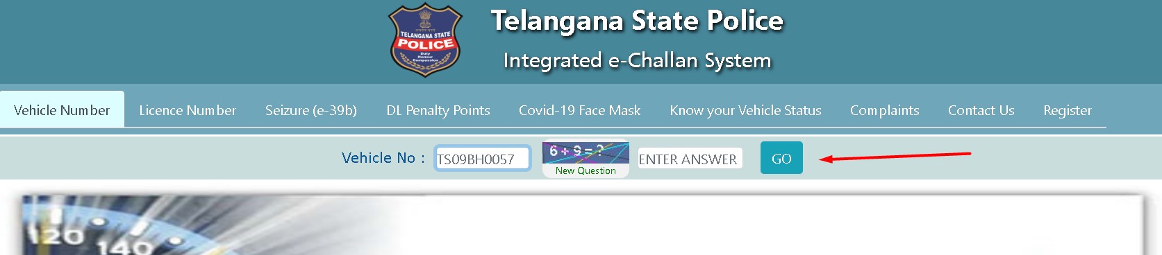 ts e challan telangana state police portal 