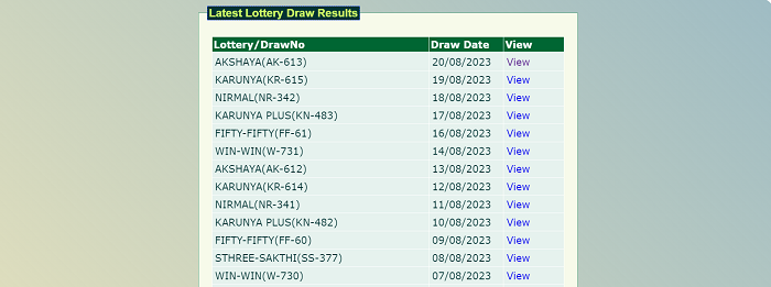 AK 613 Lottery