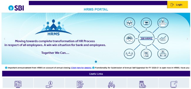 HRMS SBI Portal