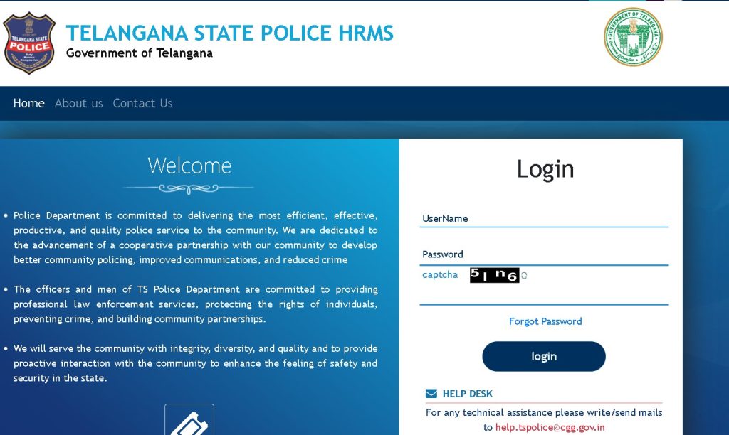 telengana police website