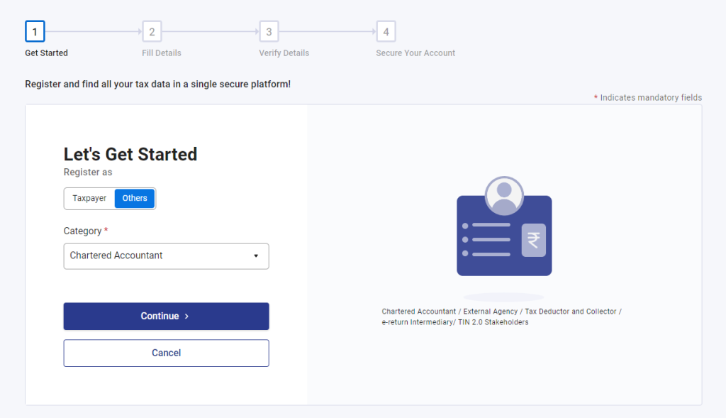 Income Tax Login