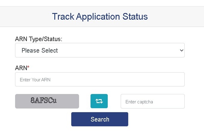 Track Application Status ARN number Delhi Jal Board Water Bill