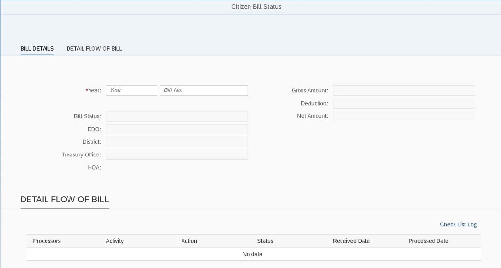 bill details cfms