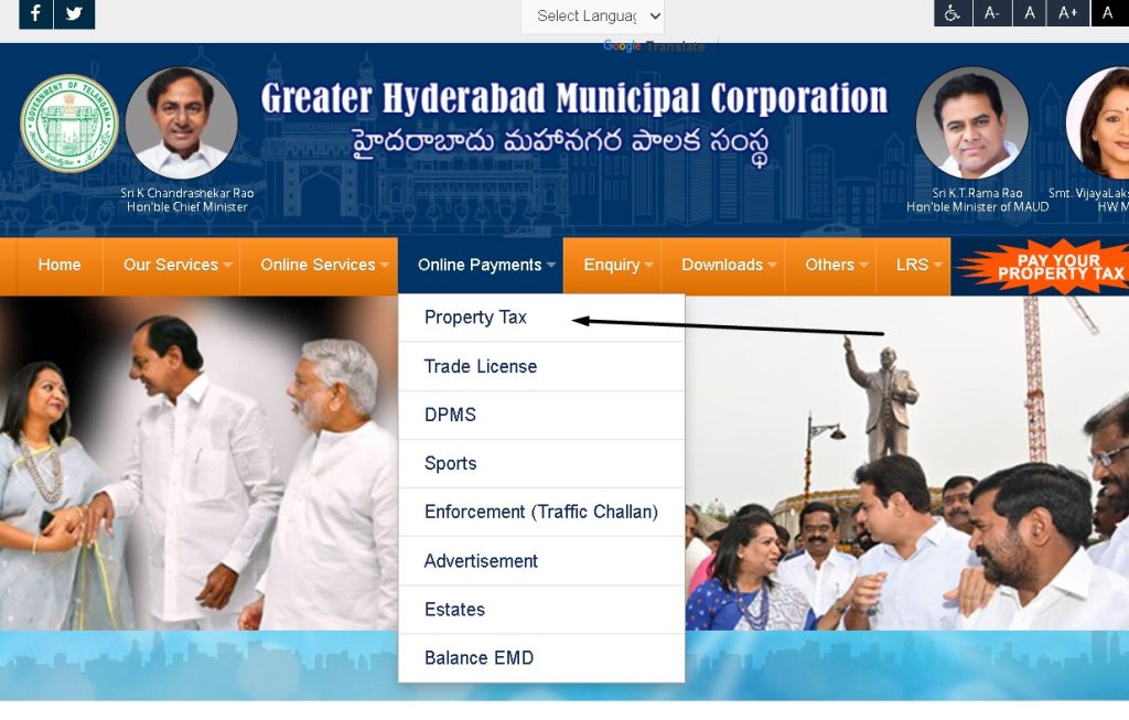 GHMC Property Tax Payment How To Pay, Download Receipt