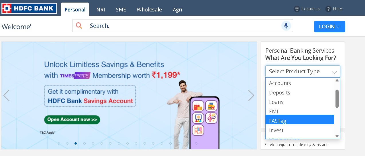 Hdfc Fastag Recharge Login And Balance Check 6081