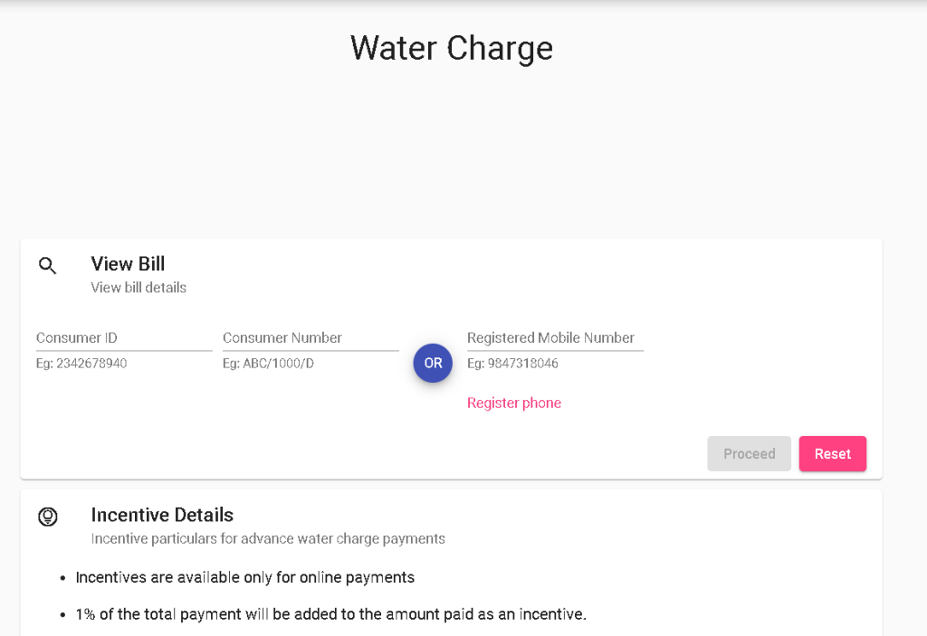 water charge page kwa 
