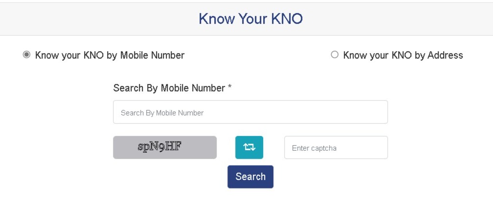 Know your KNO number dehli jal board
