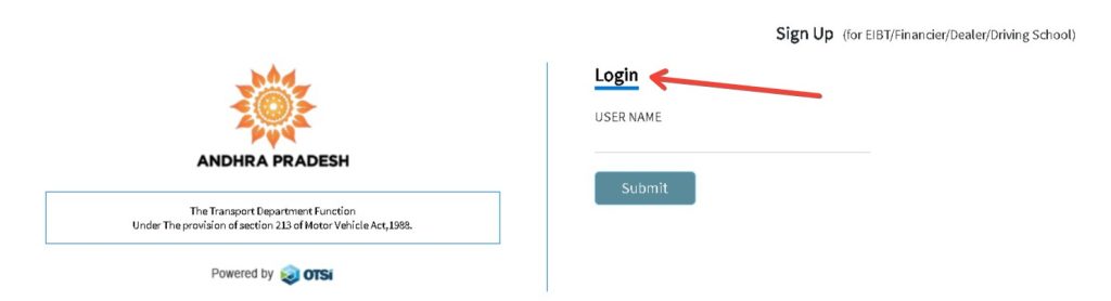 Login Information APRTAcitizen portal