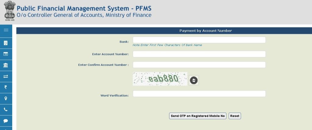 payment by account number scheme