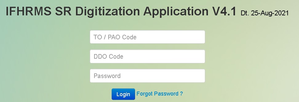 IFHRMS TO/PAO code karuvoolam