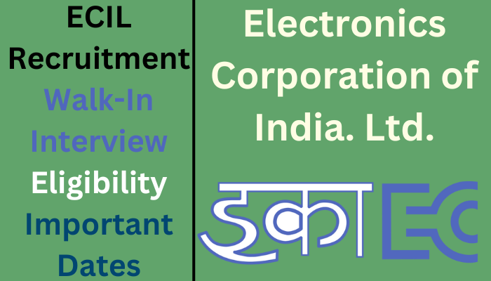 ECIL Recruitment Notification 2023