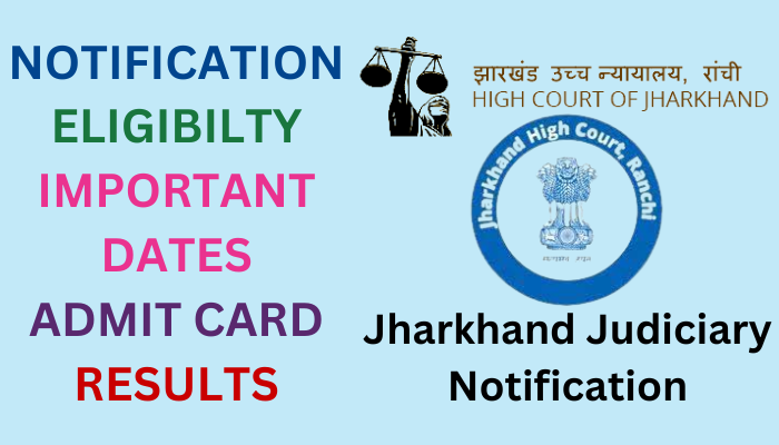 Jharkhand Judiciary Notification 2023