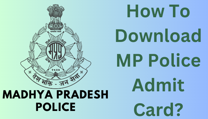 MP Police Admit Card