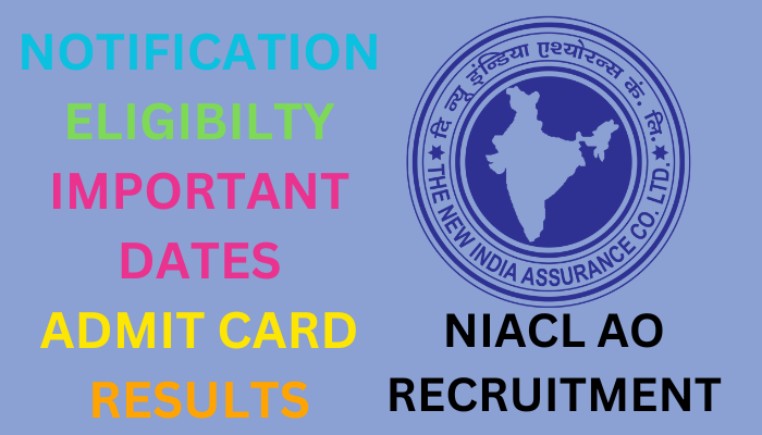 NIACL AO Notification 2023