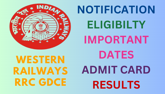 RRC WR GDCE Recruitment 2023