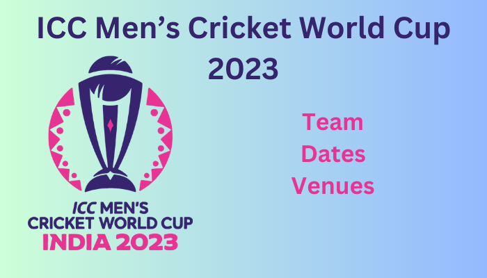 ICC Cricket World Cup 2023