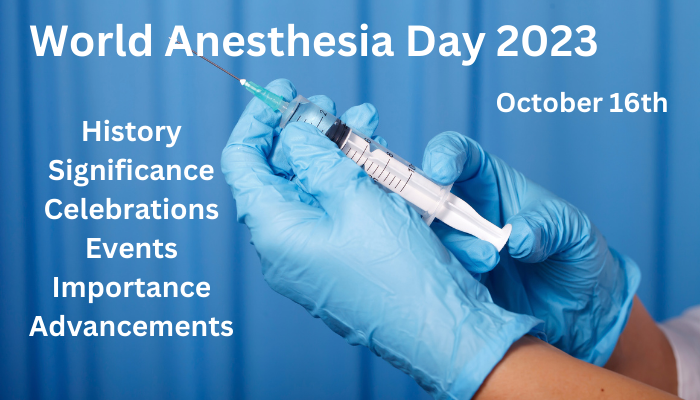 World Anesthesia Day 2023